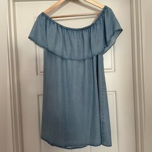 NEW BB DAKOTA Blue Denim Dress Size Medium